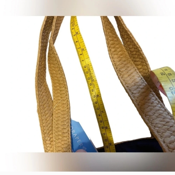 Draper James Everyday Straw Shoulder bag NWT - Picture 8 of 8